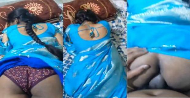Blue Saree Bhabhi Ji Kali Chut Choda Devar